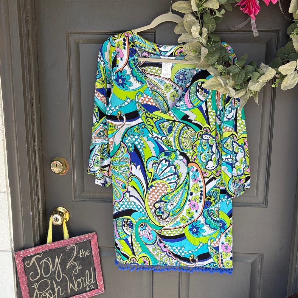 Trina Turk Multicolor Geometric Dress/tunic top